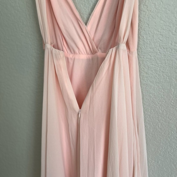 Dance the Night Away Blush Pink Backless Maxi Dress - Picture 7 of 10